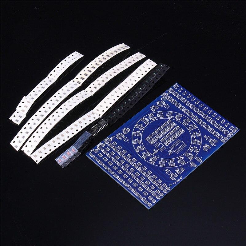 CD4017 Rotierende LED SMD NE555 Lötübungsbrett DIY Kit Fanny Skill Training Elektronischer Anzug