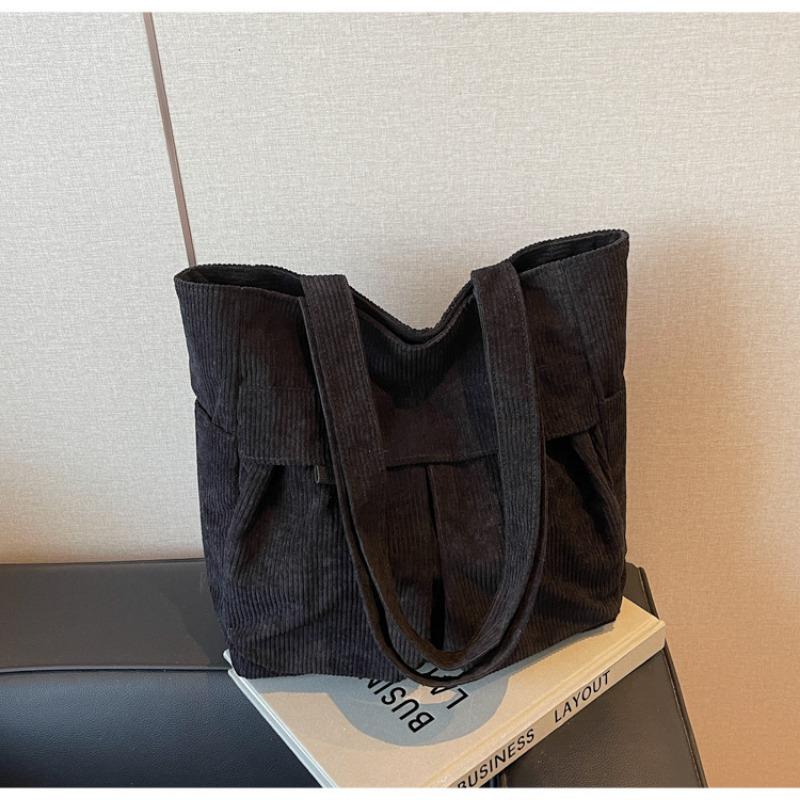 New large-capacity casual underarm bag tote bag simple versatile shoulder bag college student schoolbag