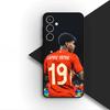 Handyhülle für Samsung Galaxy A35 A36 A55 A26 A05 A06 A14 A50 A51 A53 A54 A12 A13 A23 Hülle King Football Nr. 19 Fußball Nr. 19