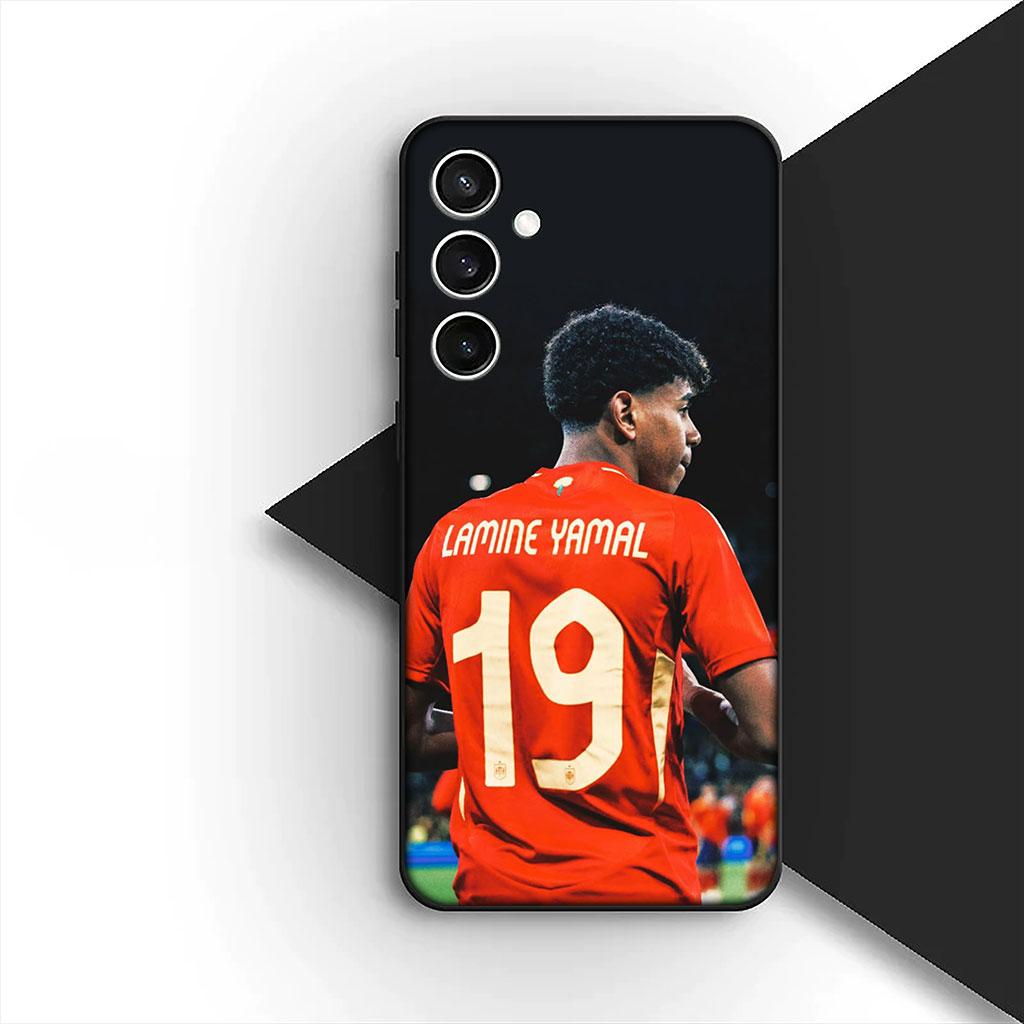 Handyhülle für Samsung Galaxy A35 A36 A55 A26 A05 A06 A14 A50 A51 A53 A54 A12 A13 A23 Hülle King Football Nr. 19 Fußball Nr. 19