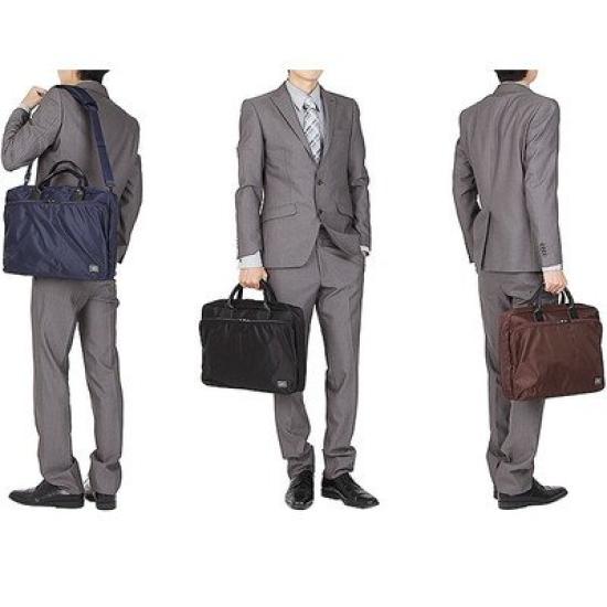 Yoshida Time Business Bag Navy [Porter] & Co. 2-Way 655-08298 (50)