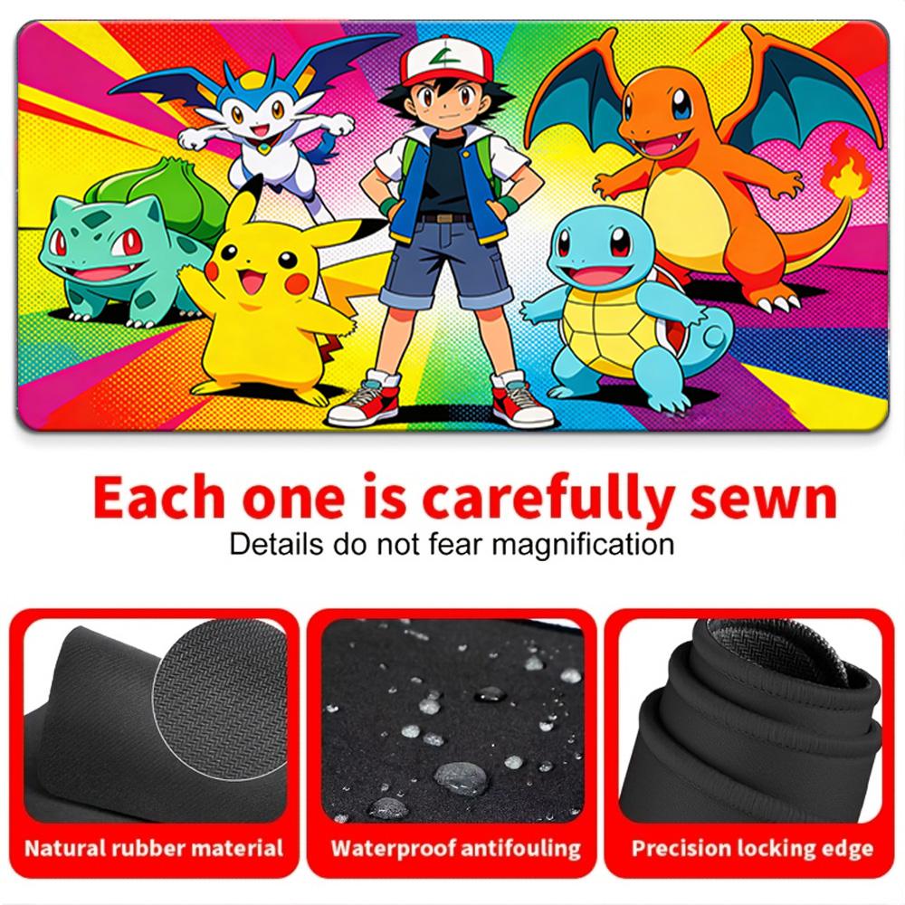 Crescent Moon Umbreon TCG Playmat NonSlip Washable Desk Mat 30x80x0.2cm