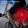 4/2/1PC Bicycle Rear Light Waterproof USB Rechargeable LED Warning Lamp Bike Flashing Accessories Night Riding Cycling Taillight