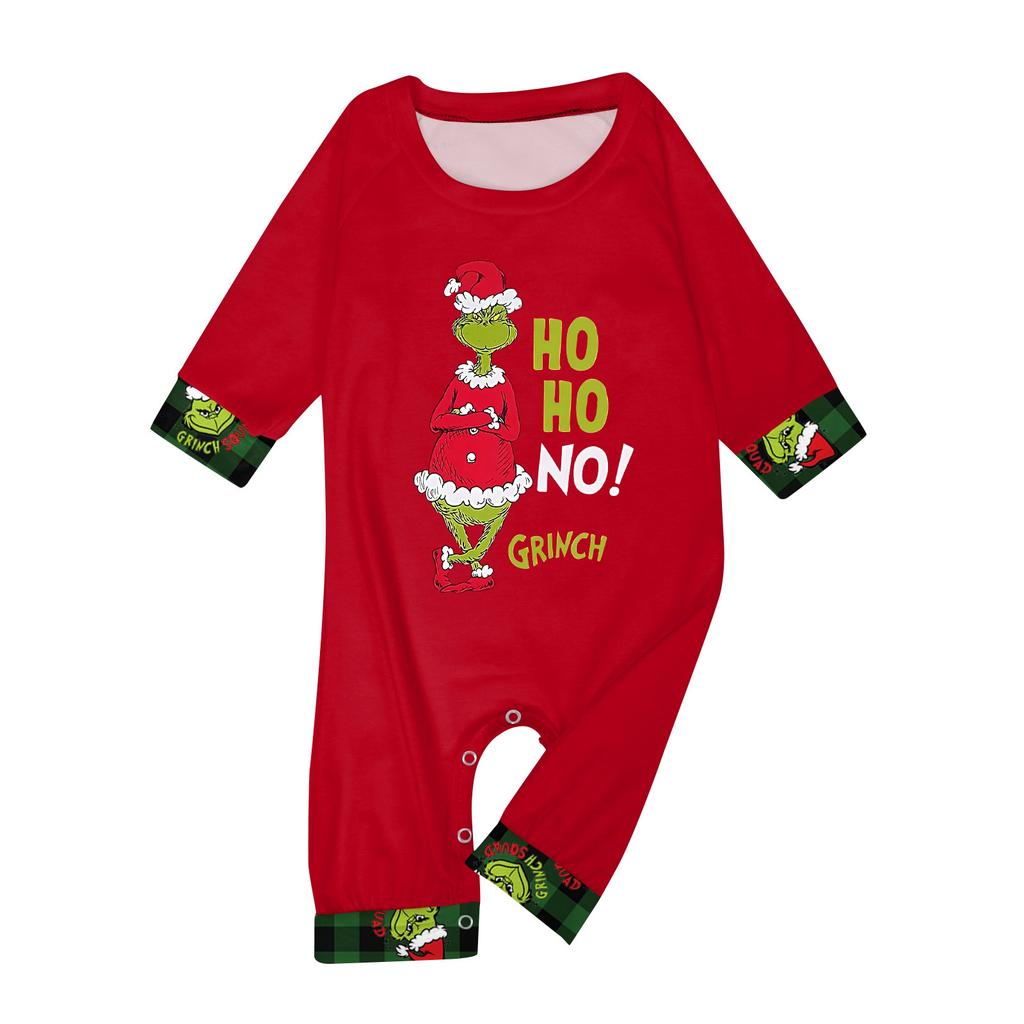 Christmas Prints Family Matching Long Sleeve Tops+Pants Set Family Matching Sets
