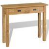 Day and Night - Day and Night Solid Teak Wood Console Table 90x30x80 Cm