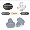 50Pcs with Stem Rubber Grippers Table Spacers  for Furniture Hole Push in