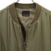 HYSTERIC GLAMOUR Made In Japan Rayon Blend MA-1 Flight Jacket Free Khaki Women Used