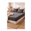 Drap Housse 140x190 cm Double Gaze de Coton Granit