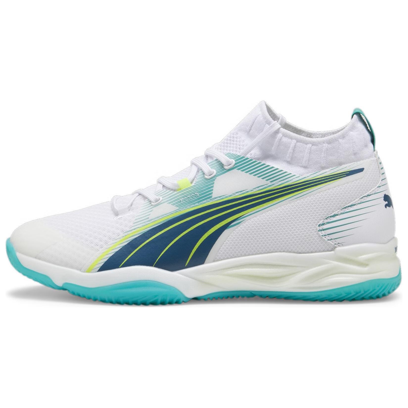 

Puma Eliminate Nitro Sqd Comfortable Soft Mid-Top Training Shoes Men sneaker White Green 107682-01 39
