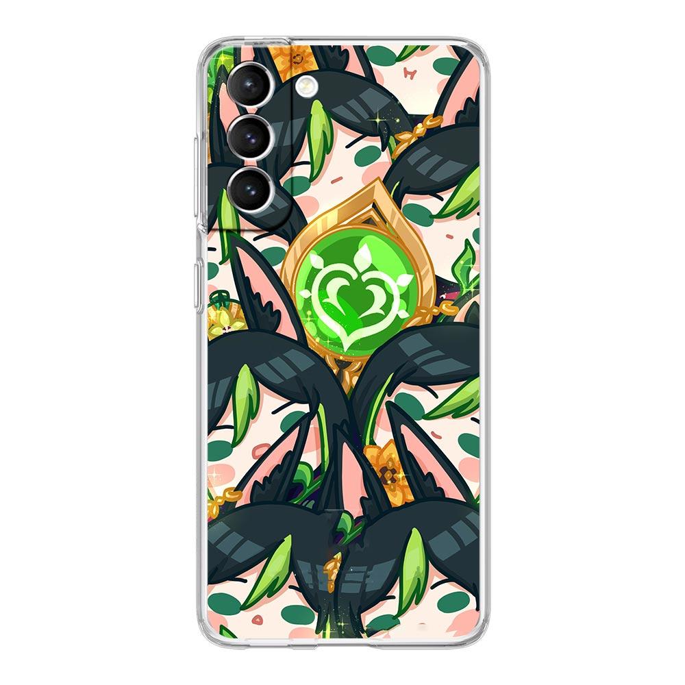 Game Genshin Impact Tighnari Clear Phone Case For Samsung Galaxy S23 S22 5G S20 Ultra S21 FE 5G S10E S9 S8 S10 Plus Soft Cover
