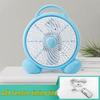 Compact Cartoon Electric Desk Fan for Student Dorms and Bedrooms