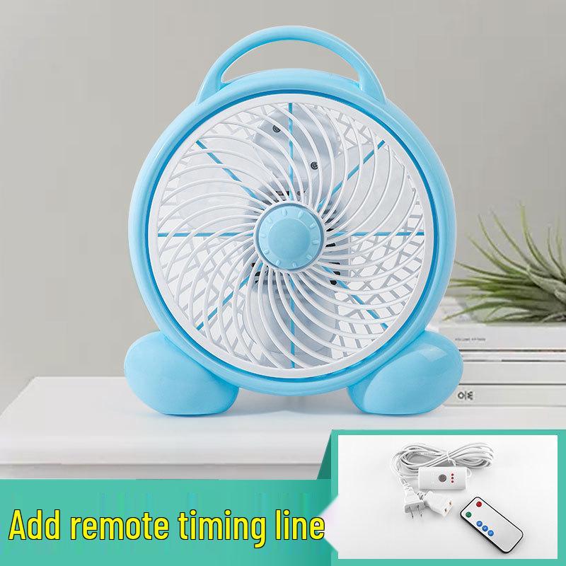 Compact Cartoon Electric Desk Fan for Student Dorms and Bedrooms