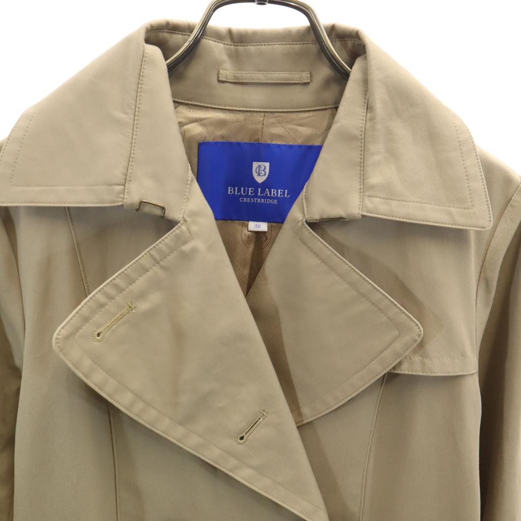 BLUE LABEL CRESTBRIDGE Trenchcoat 38 Beige Sanyo Shokai Damen Gebraucht