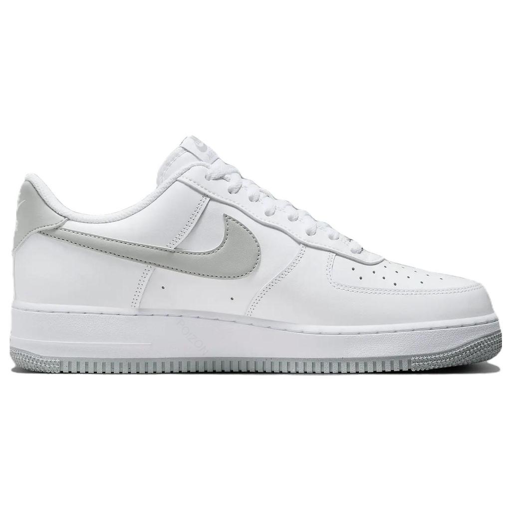 Nike Mens Air Force 1 07 White Light Smoke Grey Men Sneakers FJ4146-100