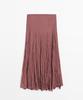 Masimodutti Fluid Gode Midi Skirt