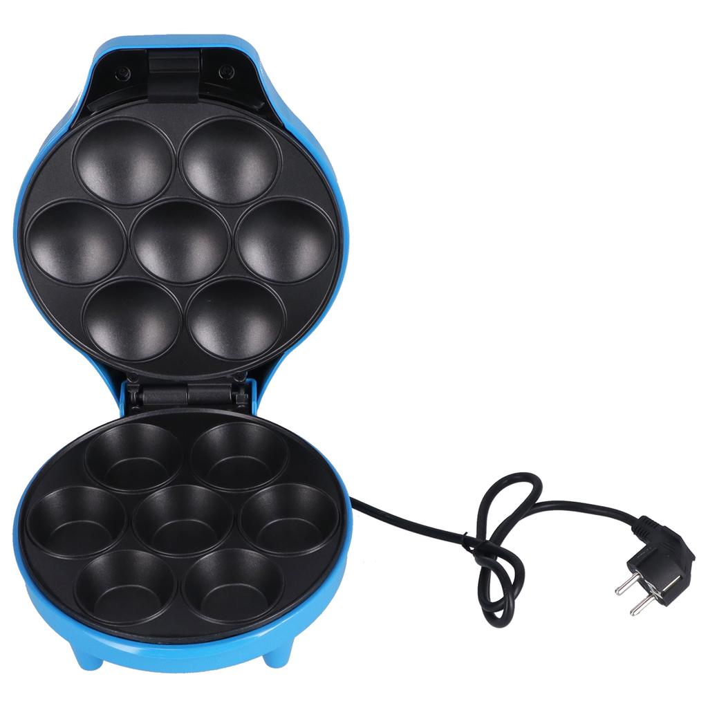 1200W Electric Donut Maker Breakfast Machine Non-Stick 7 Holes Doughnut Makers for Kids Household Multi-Functional Cake Machine