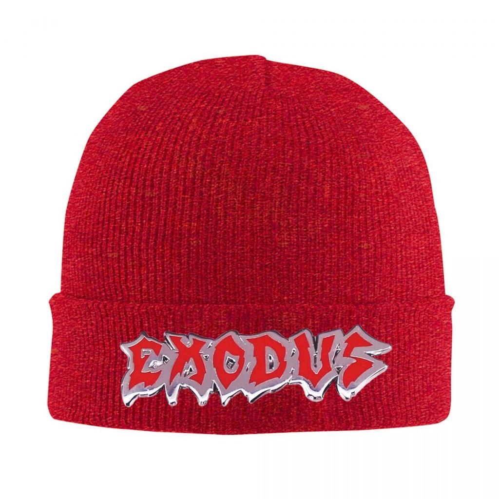 Heavy Metal Exodus Warm Knitted Cap Hip Hop Bonnet Hat Autumn Winter Outdoor Beanies Hats for Men Women Adult