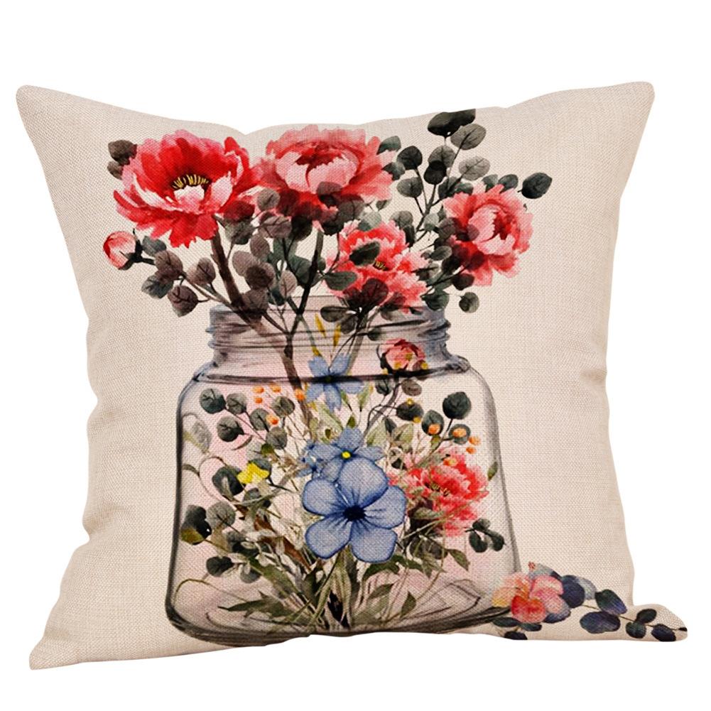 Cartoon Turkey Pattern Throw Pillow Covers With Digital Printing Of Short Plush Fabric Car-Shaped Sofa Cushion Office Home Decor