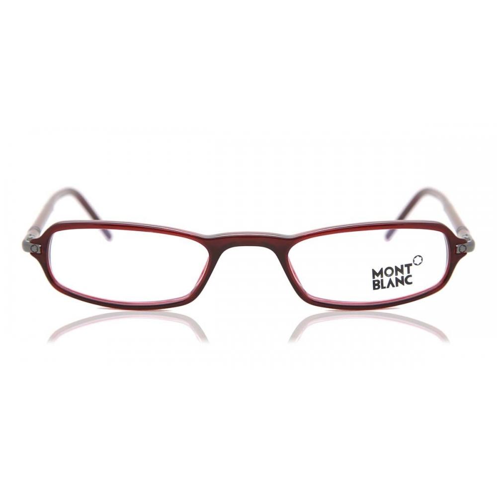 

Mont Blanc Mb0261 069 Unisex Eyeglasses Shiny Bordeaux/48