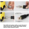 360 Anti-reversal Design Pressure Washer Swivel Connector