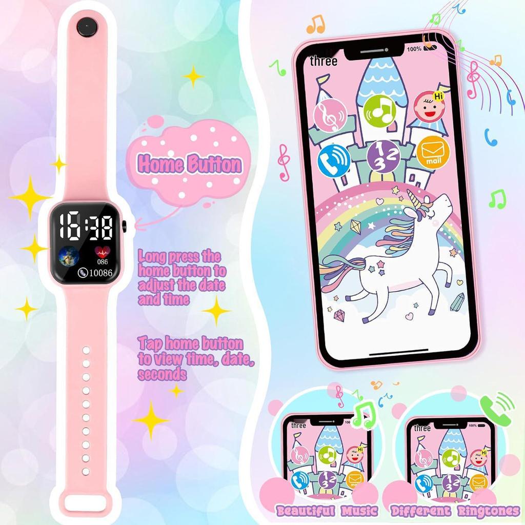 Children's Role-Playing Handbag Toy Set with Watch & Coin Purse - Perfect Birthday Gift for Girls