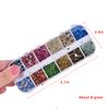 8G Nail Art Glitters Snowflake Sequins Rainbow Laser Nail Art Sequins