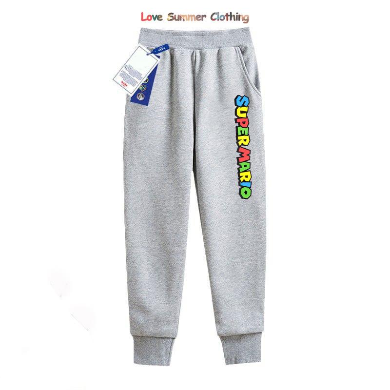 Spring Autumn Hoodie Zip Up Game Pattern Mario Children Hoodie Kids Boy Girl Clothing Pullover Cartoon Printed Top Sweatshirt