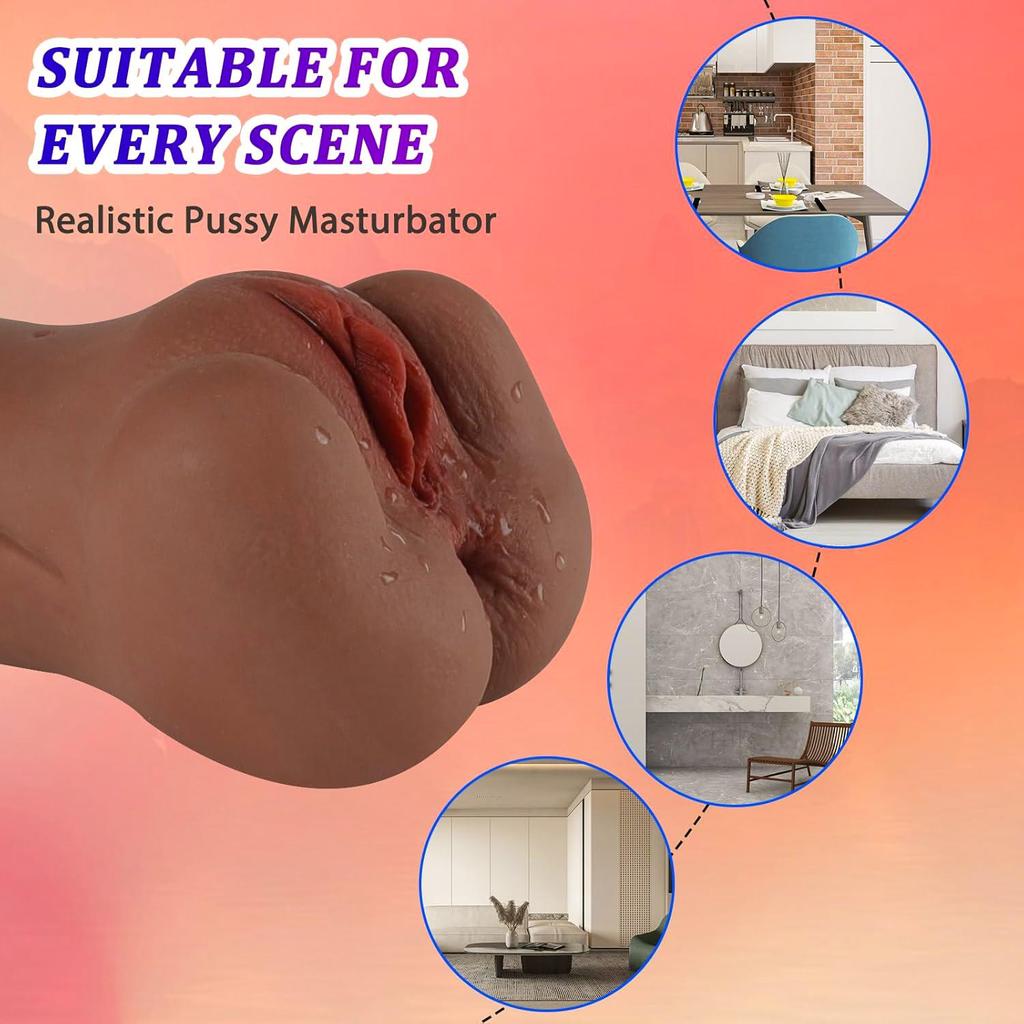 3 In 1 Masturbators Penetration Men Sex Toys Artificial Vagina Anal Mouth Pocket Pusssy Adults Blowjob Male Masturbation Tools