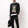 Off-White Pascal Print Slim Crewneck Black/White Men Tops OMBA025F20FLE0121001