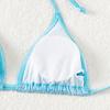 Girls Swimsuit Bra Briefs and Skirt Set