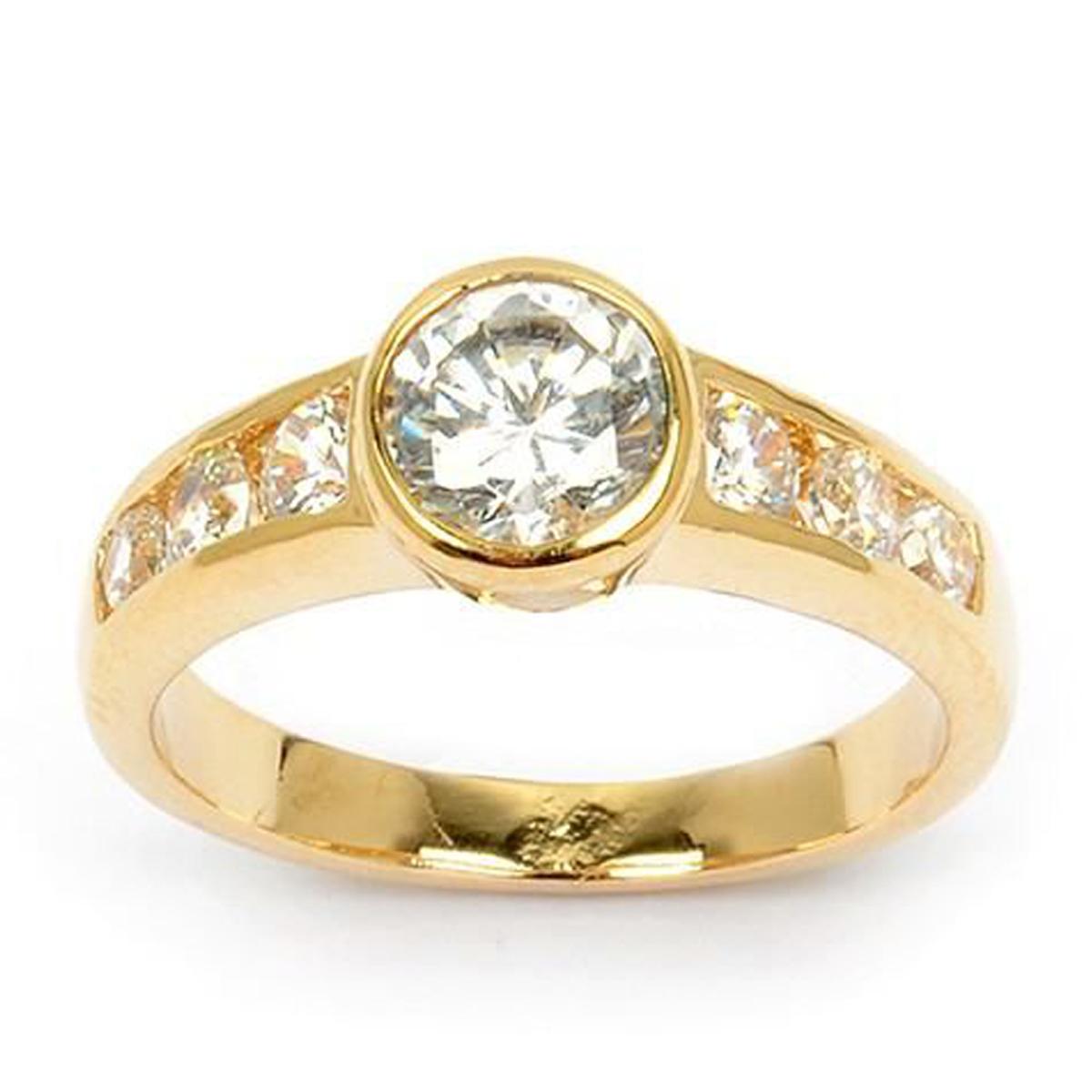 

Solitaire Gold Plated Sissi золотисто-белый - 6 мм