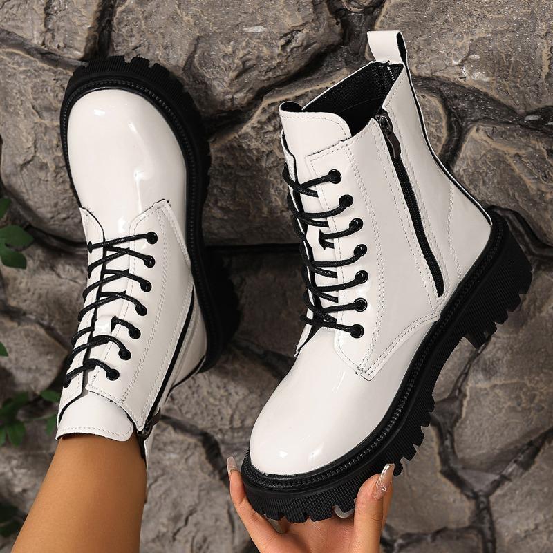 Fashion Internet Celebrity Heightened Platform 2025 New Versatile Booties Spring and Autumn Women's Single Boots