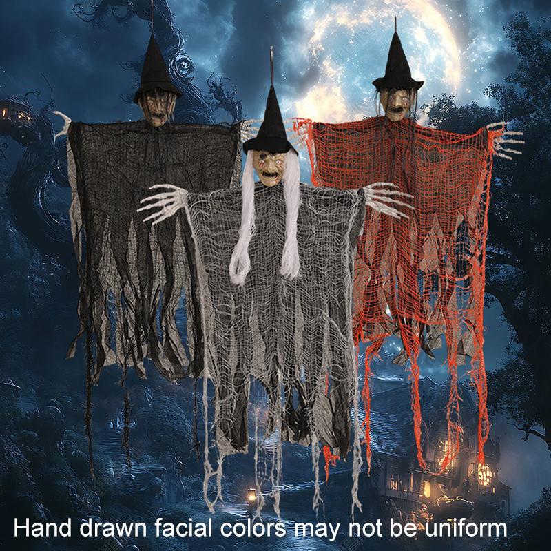 Halloween Plastica Casa Giardino Fantasma Artificiale Disporre Oggetti di Scena Teschio Simulato Ciondoli Garza Articoli per le Feste 5 Stili