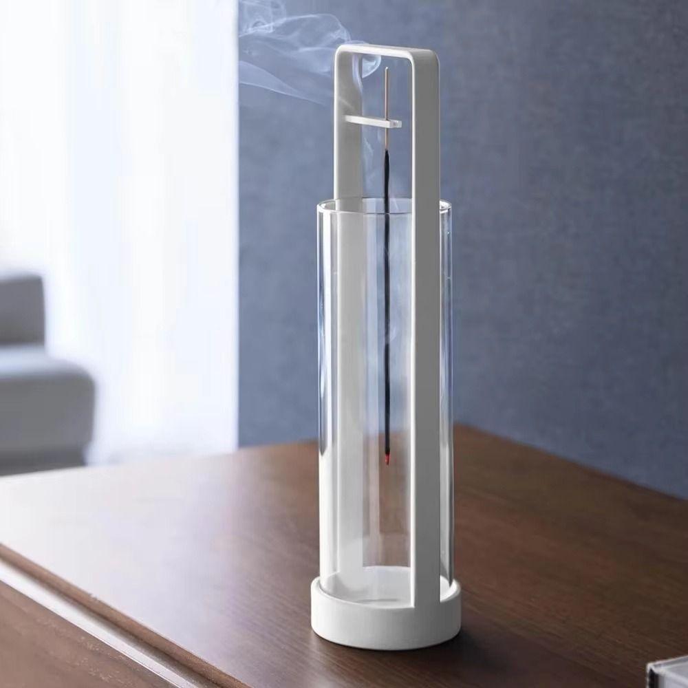 Kreatywny palnik kadzideł cofających z szklanym uchwytem na kadzidełka Dekoracja domu