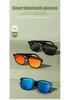Bluetooth Smart Sunglasses with Music, Calls, Navigation, UV400 Protection, and Polarized Replaceable Lenses