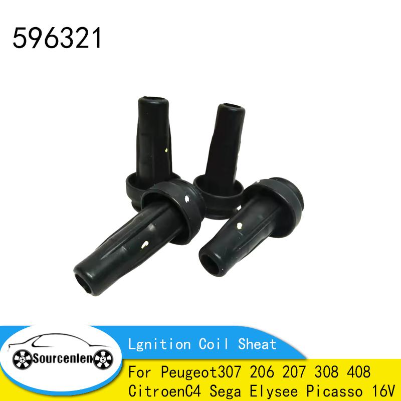 596321 For Peugeot307 206 207 308 408 CitroenC4 Sega Elysee Picasso 16V Lgnition Coil Sheat