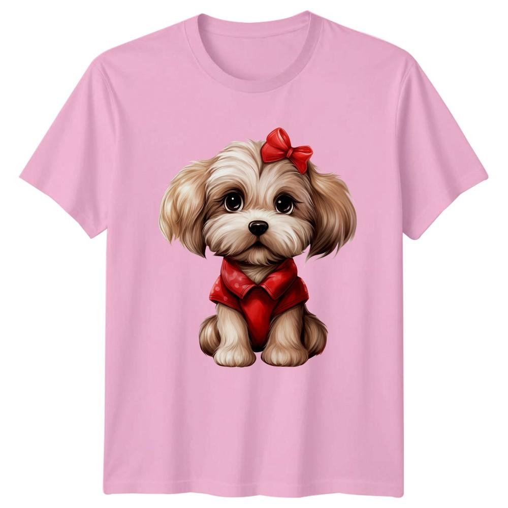 Puppy Dog Animals Graphic Tee Unisexs Unisexs Top Cute Canine TShirt