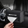New Suede Car Tissue Box Seat Hanging Storage Paper Bag For Mercedes Benz AMG W203 W206 W220 W205 W211 W212 W201 W168 W169 GLC