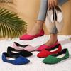 Plus Size35-44 Slip-on Pointed Toe Flat Shoes Comfortable Women's Casual Flats Office Ladies Daily Footwear Spring Autumn Shoes