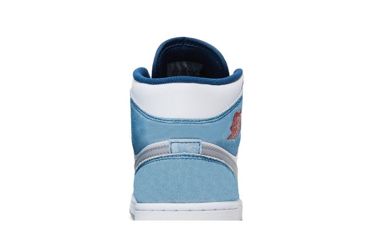 Men's Sneakers Nike Jordan 1 Mid French Blue Fire Red French Blue/Fire Red-White-Light Steel Grey