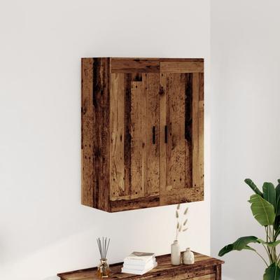 Vidaxl Wall Cabinet, Old Wood, 69.5X34X90 Cm