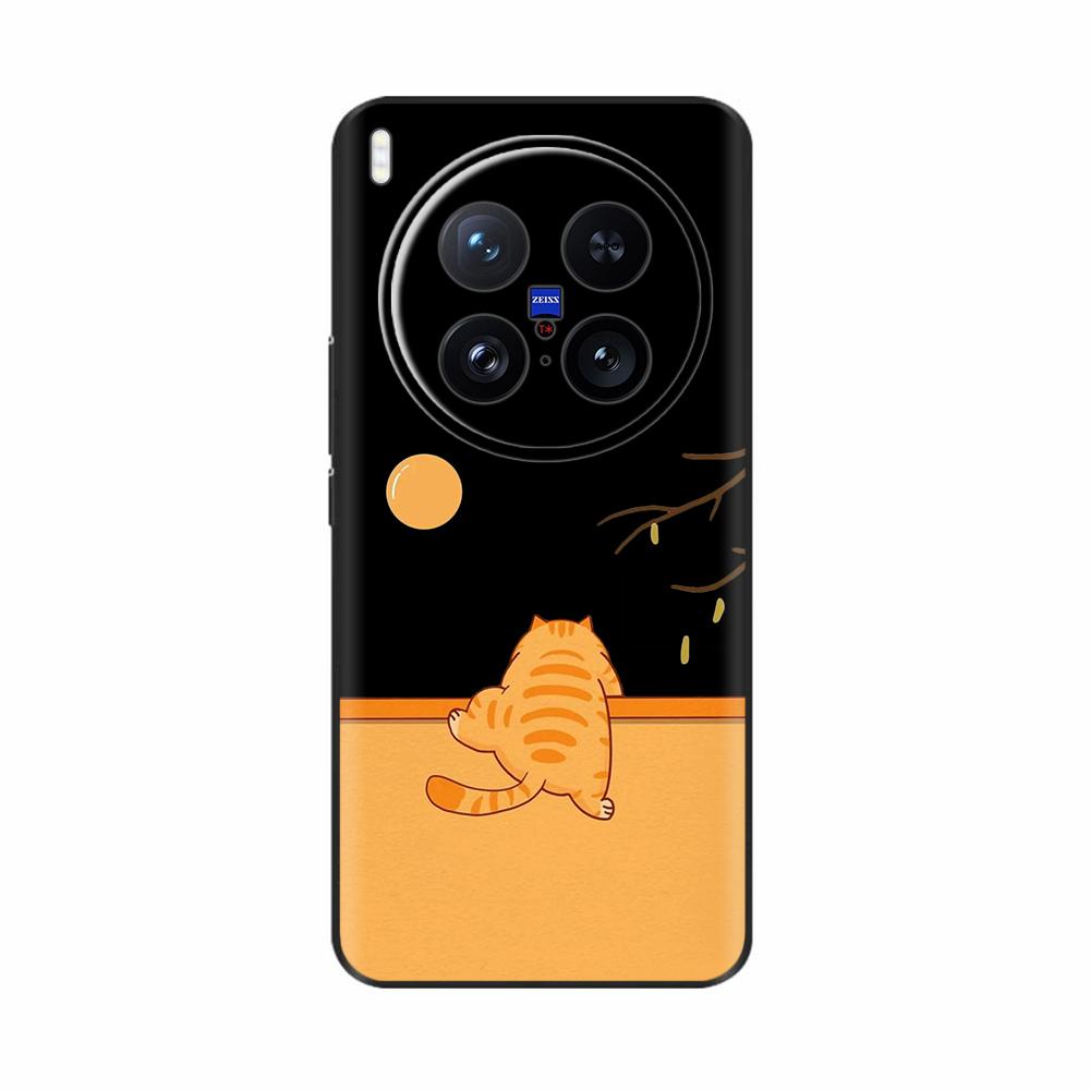 For VIVO X200 Ultra Case Cute Cartoon Painted Back Cover For VIVO X200 Pro Mini X100 Ultra Shockproof Shell Bumper Fundas Para