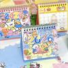 Kawaii Line Puppy Desk Calendar Cute Cartoon Dog Themed Large Calendar Desk Calendar Student Desktop Decor New Year Gifts