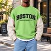 Men's Fashion Crewneck Sweatshirt Casual Pullover Top for Everyday Wear