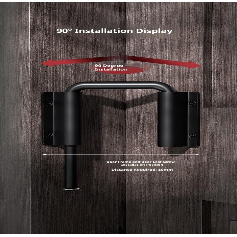 1Pcs Durable Aluminum Alloy Door Latch Lock 90/180 Degree Gate Latch Safety Anti-Theft Buckle Door Bolts Door Buckle Hardware