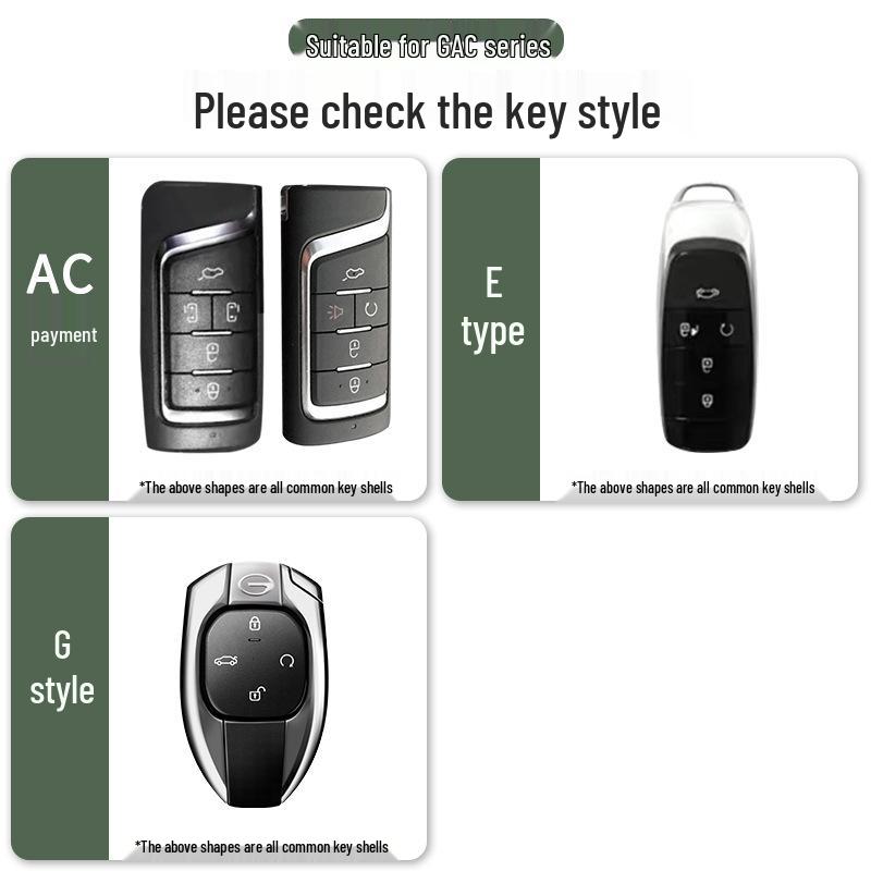 Premium Metal Key Cover for GAC Trumpchi GS4, GS3, GE3, GA6, GA3S, GM8