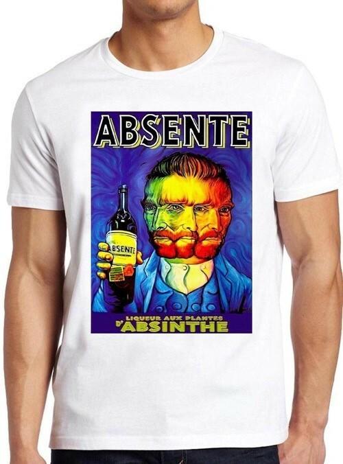 Absinthe Vincent Van Gogh Funny Vintage Cool Gift Tee T Shirt M151 XXL