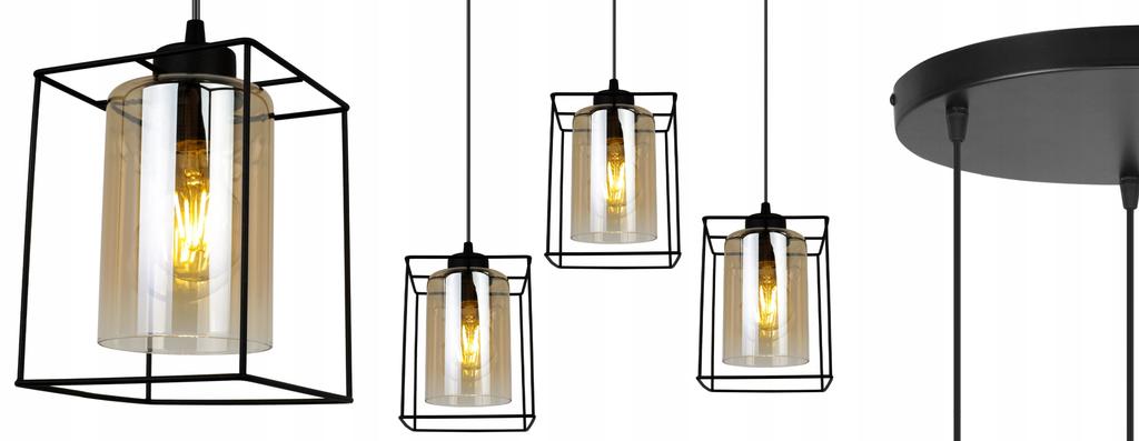 MODERN ELEGANT HANGING LAMP GLASS SHADE