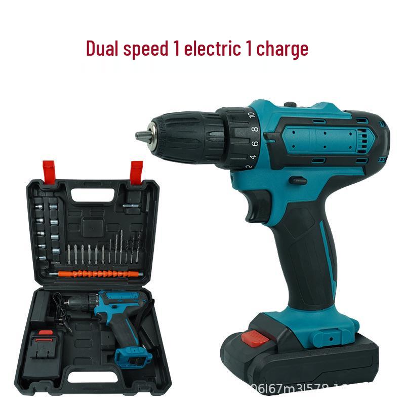 High-Power Rechargeable Cordless Drill and Electric Screwdriver Combo