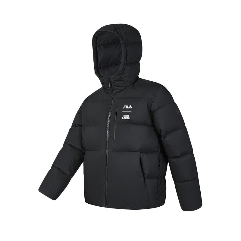 

New FILA Down Jacket Men s Pitch Black A11M447906FBK XL
